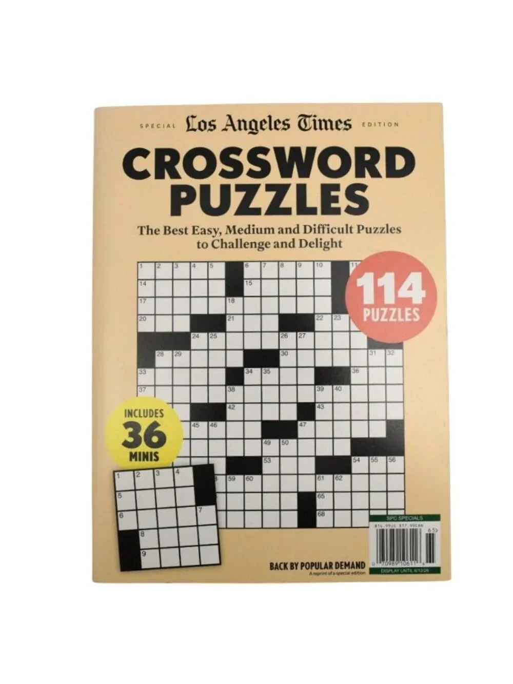 Los Angeles Times Word Search & Crossword Puzzle Books Set Of 3